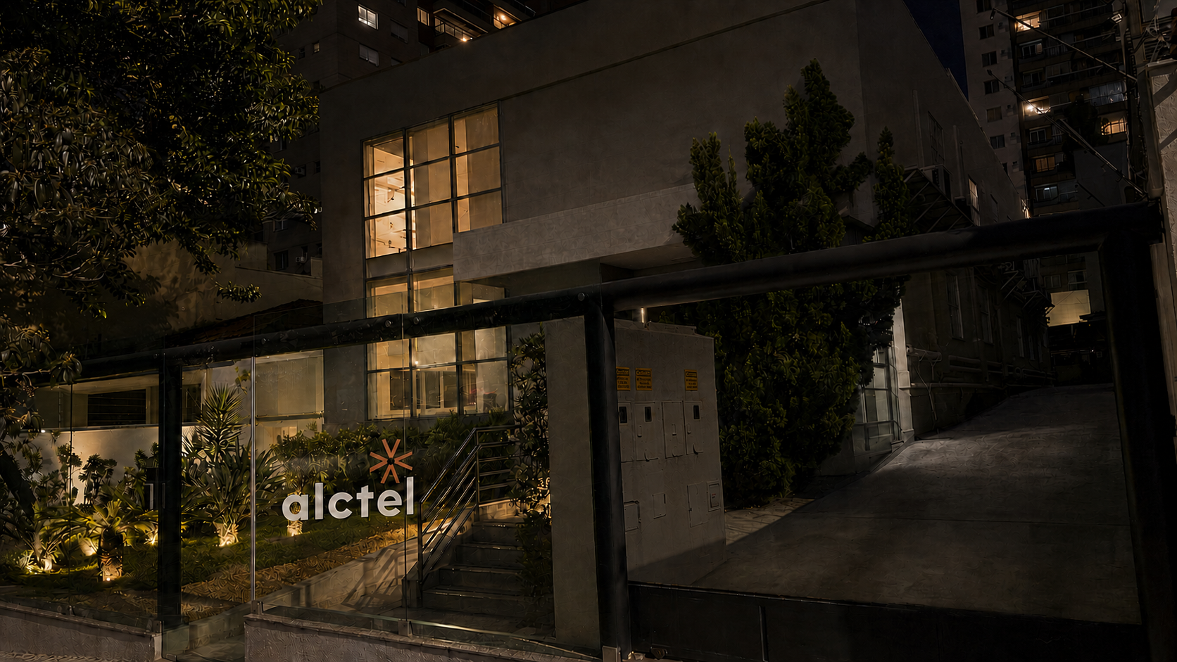 Fachada da sede da Alctel em Belo Horizonte